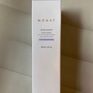 Monat Be balanced foamy cleanser.